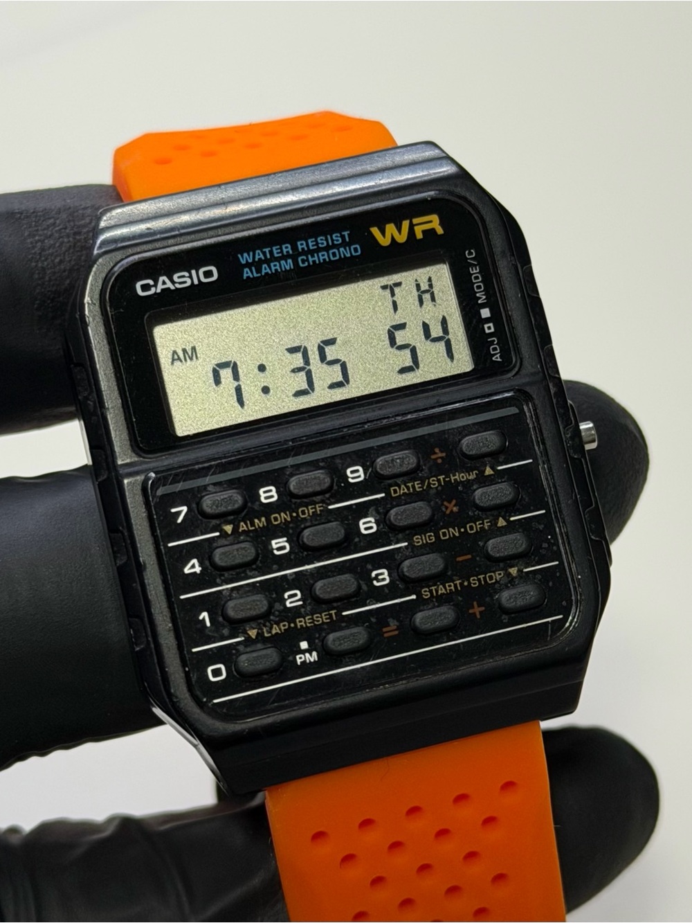 Casio Calculator CA-53W Alarm Chronograph Digital Black Resin 35mm Watch